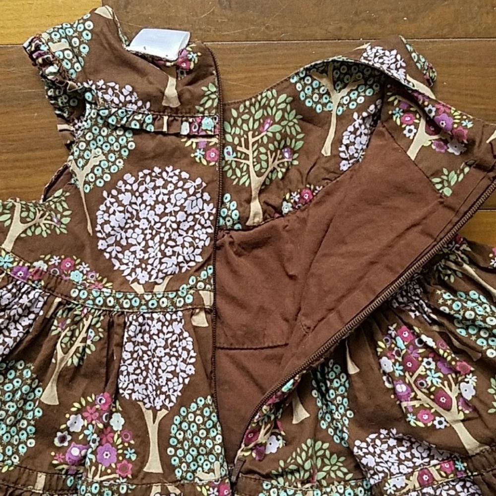 Vintage BABY GAP Twirl Dress | Matching Hat & Bloomers | Woodsy Treehouse - Picture 6 of 14